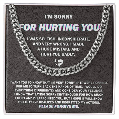 Sorry for hurting you gift idea for a sincere apology.