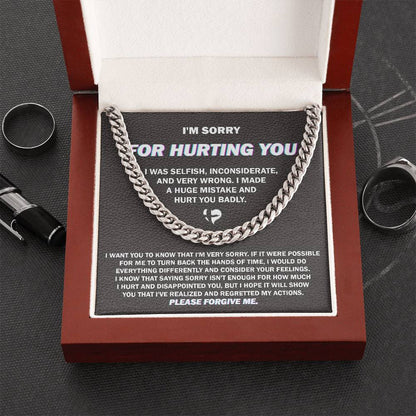 Sorry for hurting you gift idea for a sincere apology.