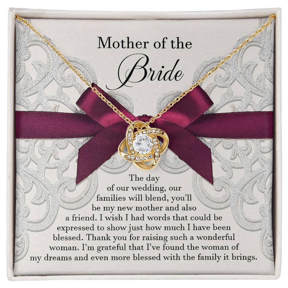 Mother of the bride wedding gift card for future mother-in-law