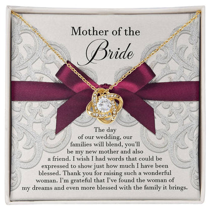 Mother of the bride wedding gift card for future mother-in-law