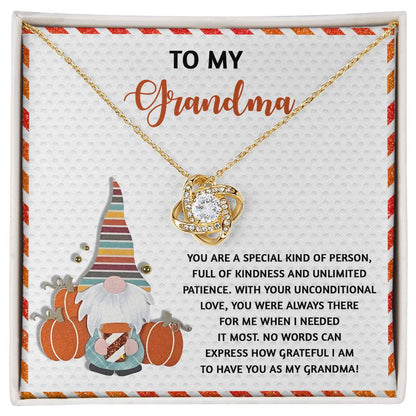 To my Grandma, Lovely message card gift from grandchildren to grandmother on Christmas and thanksgiving.