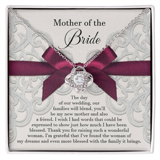 Mother of the bride wedding gift card for future mother-in-law