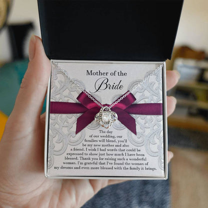 Mother of the bride wedding gift card for future mother-in-law