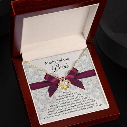 Mother of the bride wedding gift card for future mother-in-law