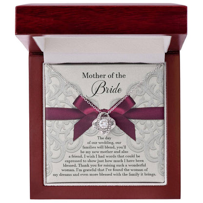 Mother of the bride wedding gift card for future mother-in-law