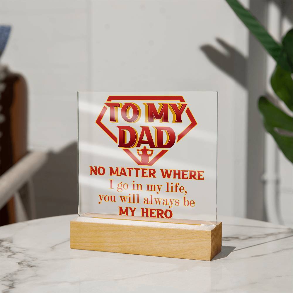 To my Dad, wishing you a happy father´s day, You will always be my hero.