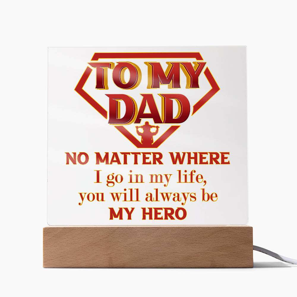 To my Dad, wishing you a happy father´s day, You will always be my hero.