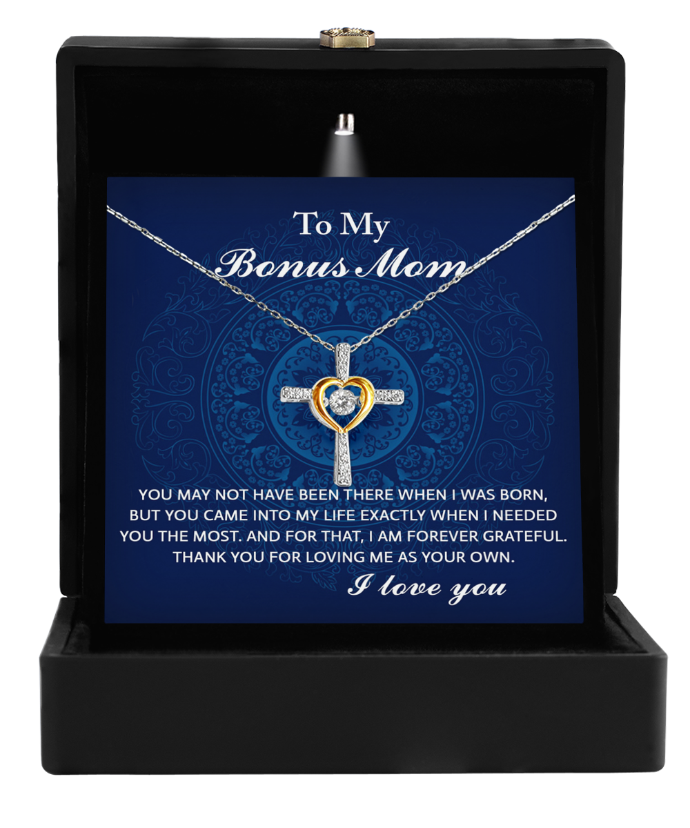 To my bonus mom- I need you present for her on birthday, wedding, mother´s day and anniversary present.