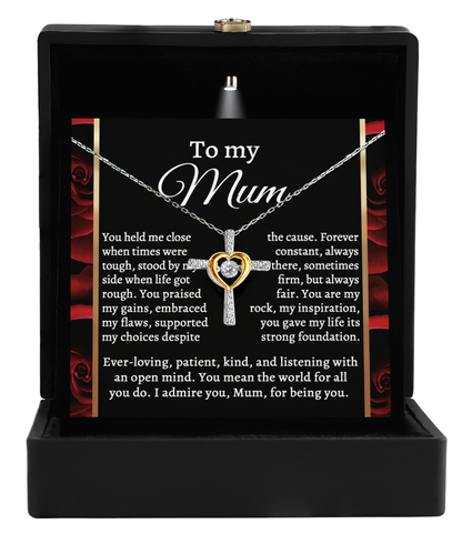 To my mom- Thank you, for staying by my side and for being you. Appreciation gift card for mom, printed in USA