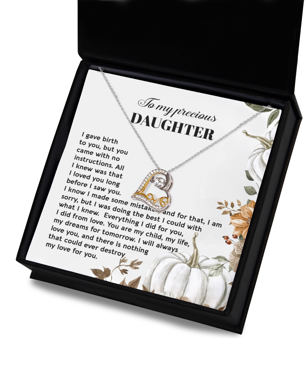 Halloween themed message card gift to daughter from mom. Printed and shipped from USA.