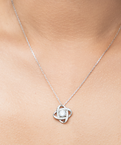 To my beautiful wife love heart luxury sterling silver necklace