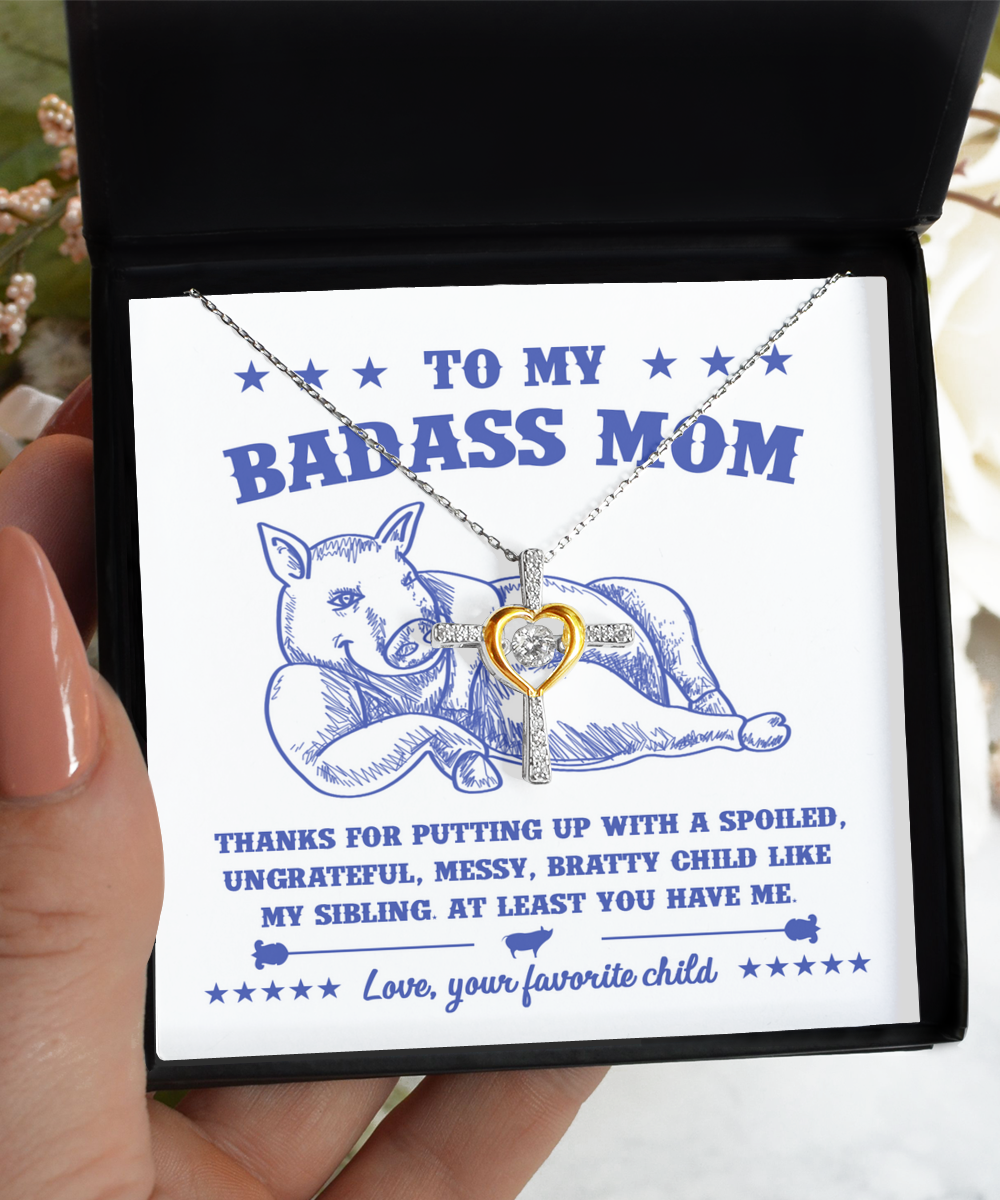 Anniversary custom greeting card for mom from favorite child, humor gift card for mom, printed in the USA