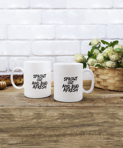 Inspirational white coffee mug for student, encouragement, new project, friends and family celebrations.