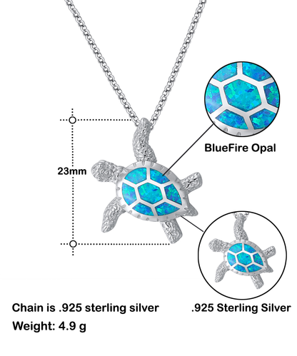 To my bonus mom- Opal turtle necklace for her on her birthday and on mother´s day celebration